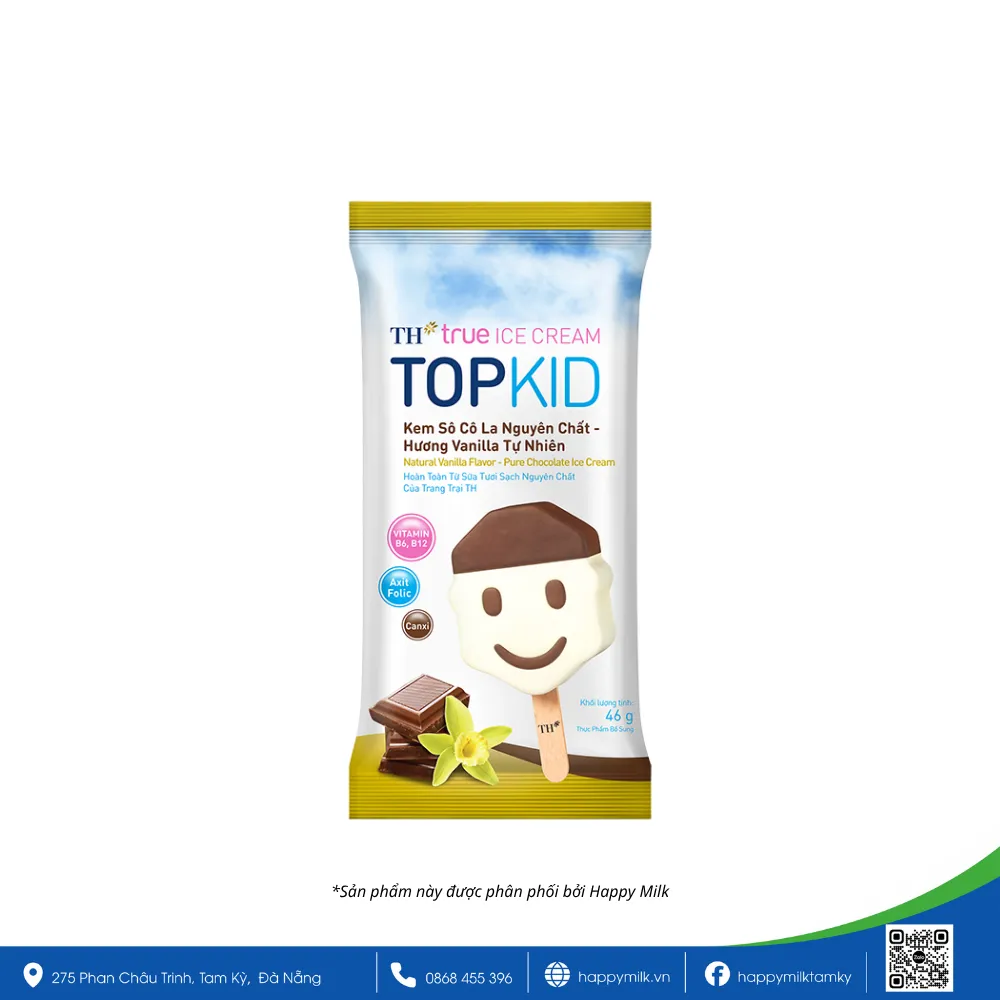 TOPKID CHOCOLATE ICE CREAM - H.VANI 46G